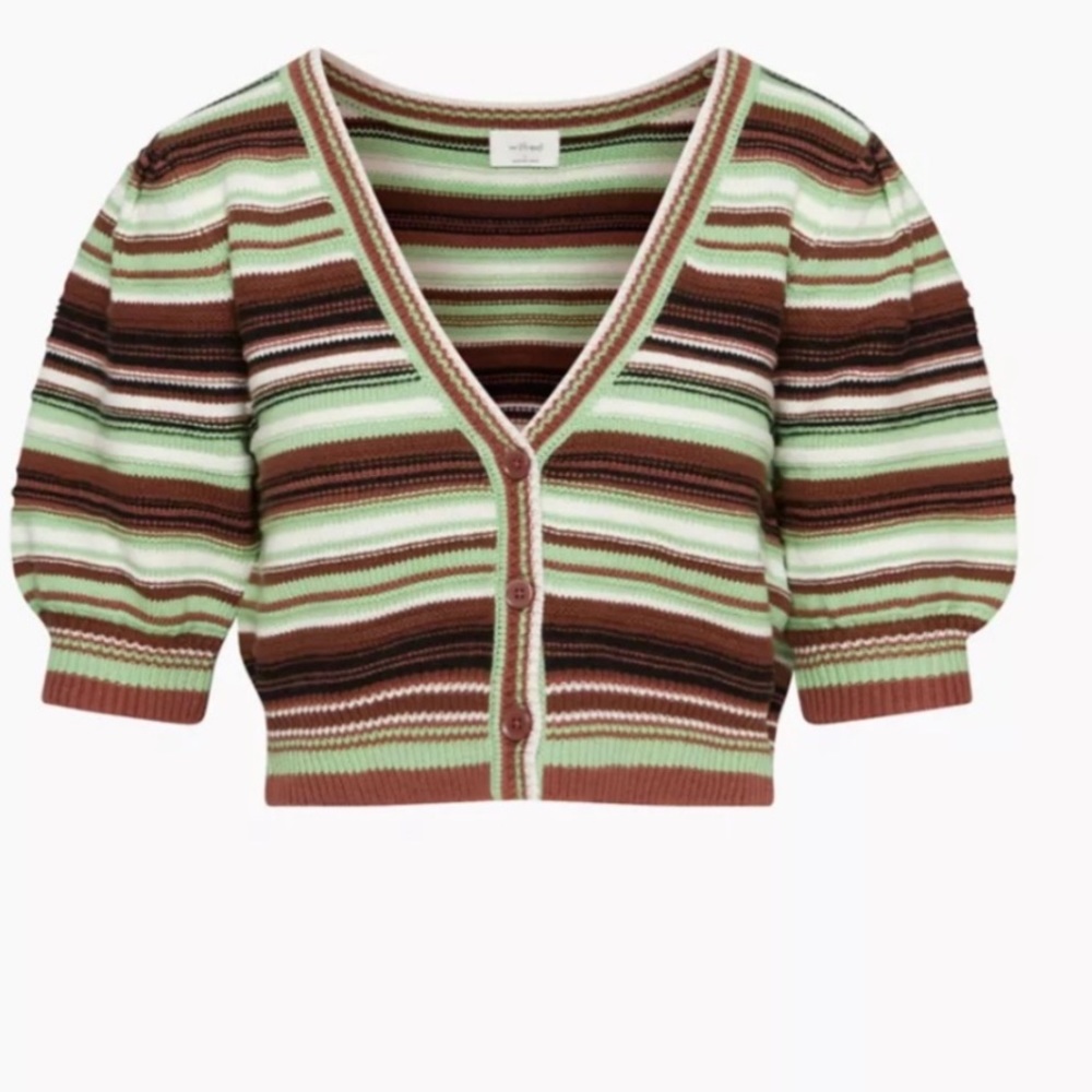 ♥️… Aritzia Wilfred Knit Crop Top